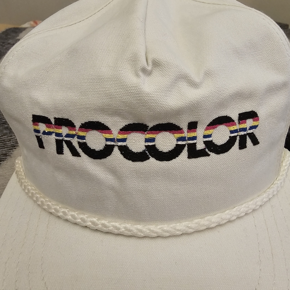 Vintage Rope Hat Procolor‎ Minneapolis Film Devoloper Retro Promo Hat - Picture 2 of 6